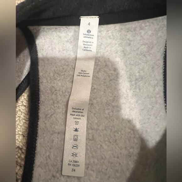 Lululemon &go Endeavor Longsleeve Sweatshirt Top, Grey, Size 4, Athlesiure Comfy - Picture 4 of 7